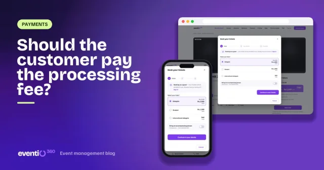Should the customer pay the processing fee?